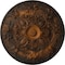 Ekena Millwork Baile Ceiling Medallion (Fits Canopies up to 6"), Hand-Painted Rust, 31 1/4"OD x 2 1/4"P CM31BARUS - alternate 1